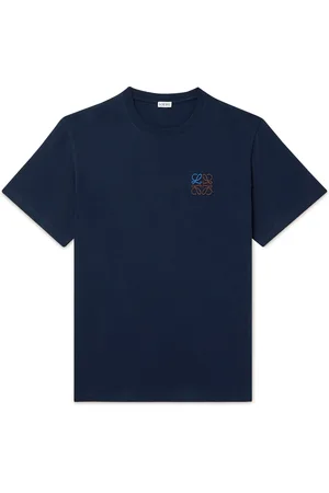 Loewe Slim-Fit Logo-Embroidered Cotton-Jersey T-Shirt - Men - - XS