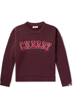 CHERRY LOS ANGELES Vintage Athletic Logo-Appliqu??d Garment-Dyed Cotton-Jersey Sweatshirt - Men - - S