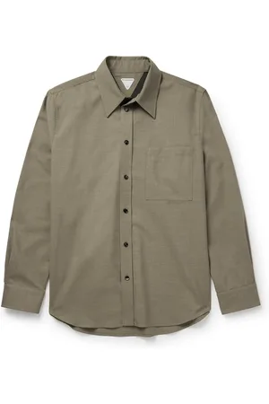 Bottega Veneta Wool-Twill Shirt - Men - - IT 48