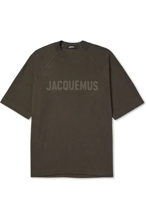 Jacquemus Logo-Print Cotton-Jersey T-Shirt - Men - - XS