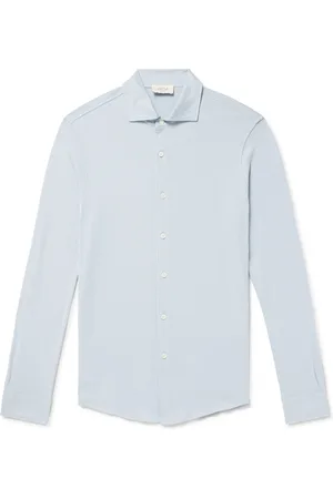 ALTEA Palmer Cotton-Jersey Shirt - Men - - M