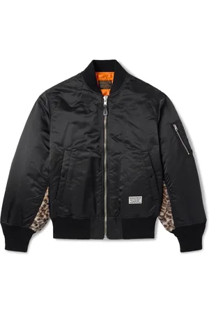 Wacko Maria MA-1 Faux Fur-Trimmed Padded Shell Bomber Jacket - Men - - M