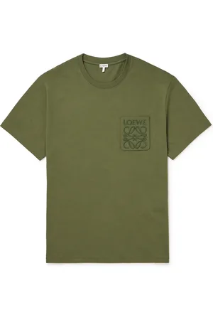 Loewe Logo-Embroidered Cotton-Jersey T-Shirt - Men - - L