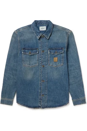Carhartt Lincoln Logo-Appliqu??d Denim Overshirt - Men - - L