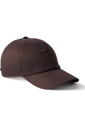 Tom Ford Leather-Trimmed Logo-Embroidered Cotton-Canvas Baseball Cap - Men - - XL