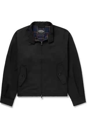 FrizmWORKS Buddy Cropped Cotton-Blend Twill Harrington Jacket - Men - - L