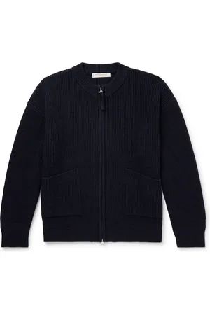 FrizmWORKS Deck Ribbed Wool-Blend Zip-Up Cardigan - Men - - M