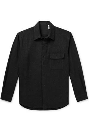Kaptain Sunshine C.P.O Brushed Cashmere-Flannel Shirt Jacket - Men - - 36