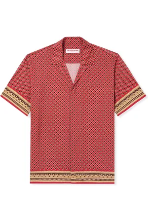 Orlebar Brown Maitan Camp-Collar Printed Woven Shirt - Men - - XL