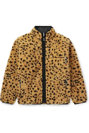 Wacko Maria Reversible Leopard-Print Fleece and Ripstop Jacket - Men - - S