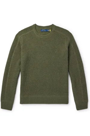 Ralph Lauren Waffle-Knit Wool and Alpaca-Blend Sweater - Men - - XS