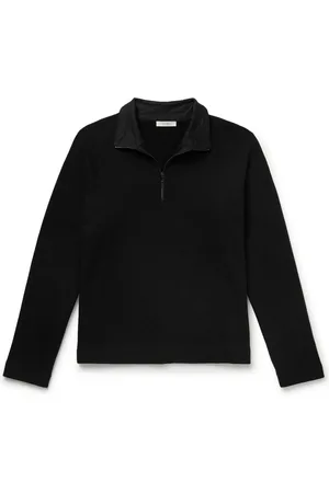 The Row Gallagher Cotton and Cashmere-Blend Half-Zip Sweater - Men - - L