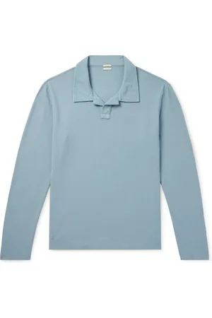 MASSIMO ALBA Rico Cotton and Cashmere-Blend Piqu?? Polo Shirt - Men - - XL