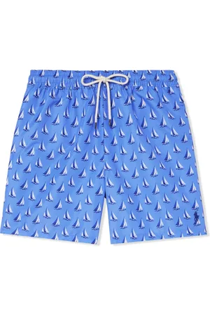 Ralph Lauren Traveler Straight-Leg Mid-Length Printed Recycled Swim Shorts - Men - - M