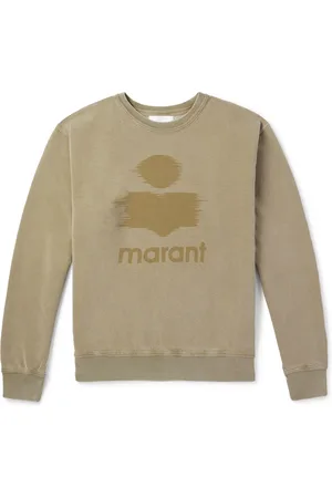 Isabel Marant Mikoy Logo-Print Cotton-Blend Jersey Sweatshirt - Men - - M