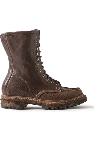 VISVIM Hi-Folk Scout Moc Leather Boots - Men - - US 8