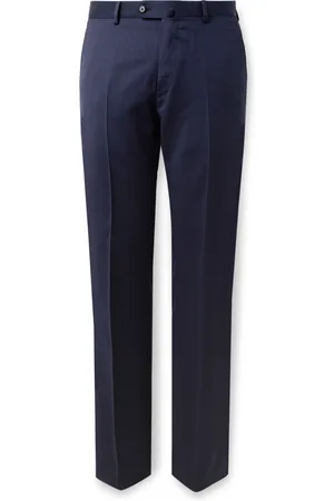 CARUSO Slim-Fit Prince of Wales Checked Wool Suit Trousers - Men - - IT 46