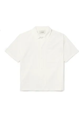 Frame Cotton-Poplin Shirt - Men - - XL