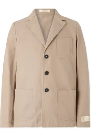 MASSIMO ALBA Baglietto Unstructured Cotton-Twill Blazer - Men - - IT 50