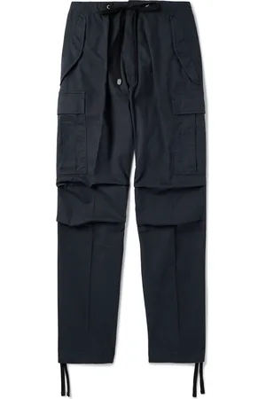 Tom Ford Straight-Leg Pleated Cotton-Twill Drawstring Cargo Trousers - Men - - UK/US 40