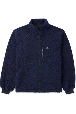 DIME Logo-Embroidered Panelled Fleece Jacket - Men - - M