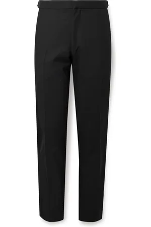 Tom Ford Slim-Fit Silk and Wool-Blend Trousers - Men - - IT 46