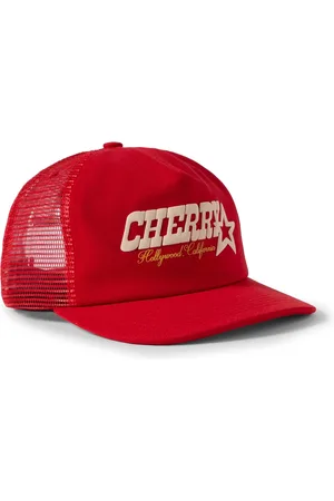 CHERRY LOS ANGELES Printed Shell and Mesh Trucker Hat - Men
