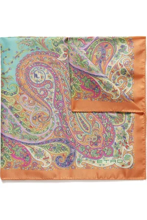 Etro Paisley-Print Silk-Twill Pocket Square - Men