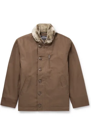 FrizmWORKS Edgar Faux Fur-Trimmed Cotton-Canvas Jacket - Men - - S