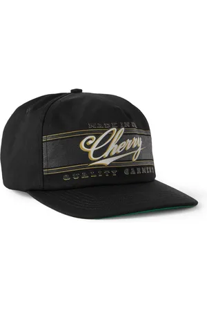 CHERRY LOS ANGELES Oracle Bull Racing Logo-Print Appliqu??d Twill Baseball Cap - Men