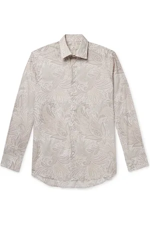 Etro Slim-Fit Paisley-Print Cotton Shirt - Men - - EU 41