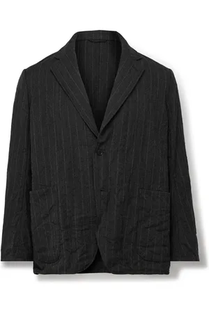 Kaptain Sunshine Take Easy Pinstriped Wool-Twill Suit Jacket - Men - - 40