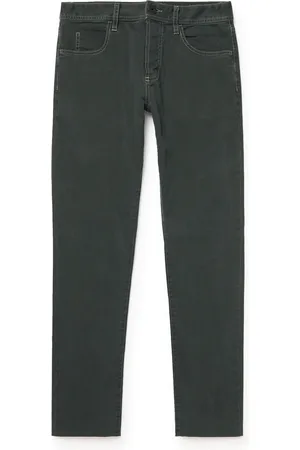James Perse Straight-Leg Brushed Cotton-Blend Twill Trousers - Men - - UK/US 32