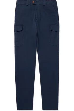 Brunello Cucinelli Straight-Leg Cotton-Gabardine Cargo Trousers - Men - - IT 46