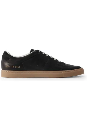 COMMON PROJECTS BBall Suede-Trimmed Leather Sneakers - Men - - EU 43