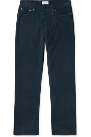 Mr P. Samuel Straight-Leg Cotton-Blend Corduroy Trousers - Men - - 34