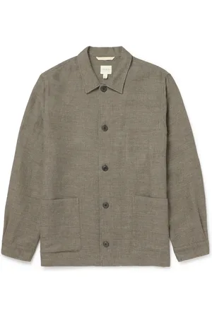 Sunspel Cotton and Linen-Blend Overshirt - Men - - M
