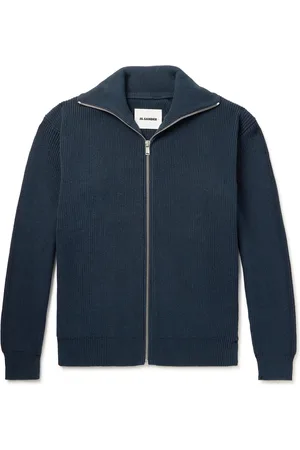 Jil Sander Ribbed Cotton Zip-Up Cardigan - Men - - IT 46