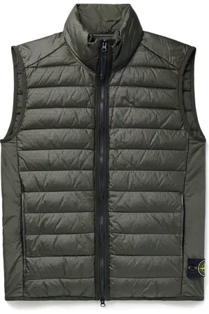 Stone Island Logo-Appliqu??d Padded Quilted Recycled-Shell Down Gilet - Men - - S