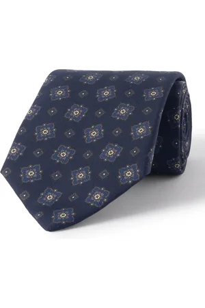 Dunhill 9.5cm Printed Silk-Twill Tie - Men