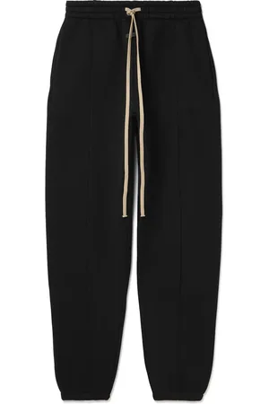 FEAR OF GOD Logo-Appliqu??d Cotton-Blend Jersey Sweatpants - Men - - XXL