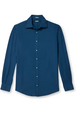MASSIMO ALBA Genova Cotton-Jersey Shirt - Men - - XL