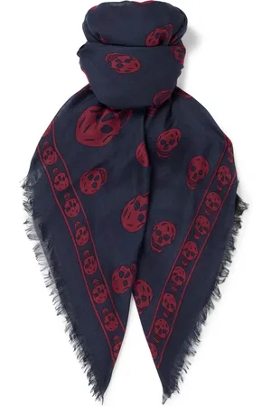 Alexander McQueen Fringed Printed Modal and Silk-Blend Scarf - Men