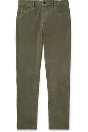 James Perse Slim-Fit Straight-Leg Cotton-Blend Corduroy Trousers - Men - - UK/US 34