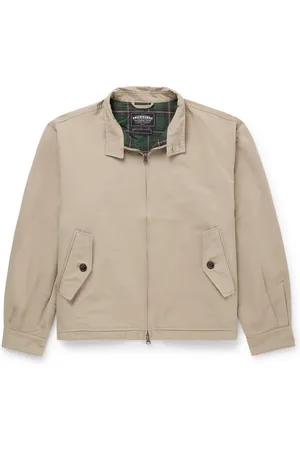 FrizmWORKS Buddy Cropped Cotton-Blend Twill Harrington Jacket - Men - - L
