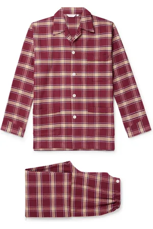 DEREK ROSE Kelburn 48 Checked Cotton-Flannel Pyjama Set - Men - - UK/US 38