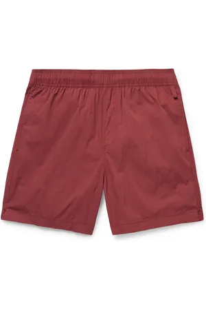 ONIA Straight-Leg Mid-Length Crinkled Swim Shorts - Men - - XL