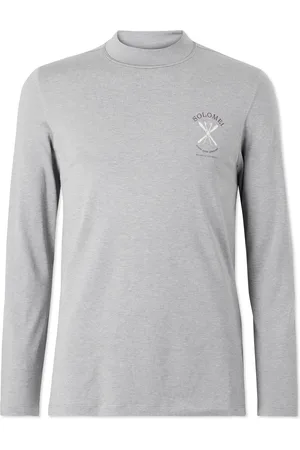 Brunello Cucinelli Logo-Print Stretch-Silk Ski Base Layer - Men - - IT 50