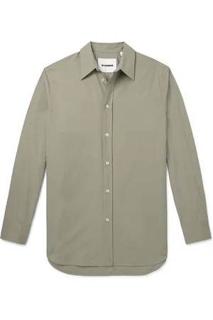 Jil Sander Cotton-Poplin Shirt - Men - - EU 42