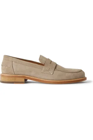 Mr P. Scott Suede Penny Loafers - Men - - UK 9.5